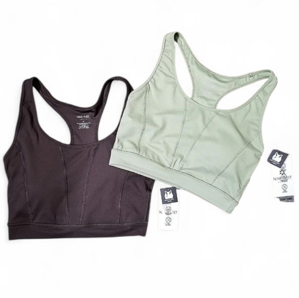 2 Nine West Sports Bra Bundle Size M